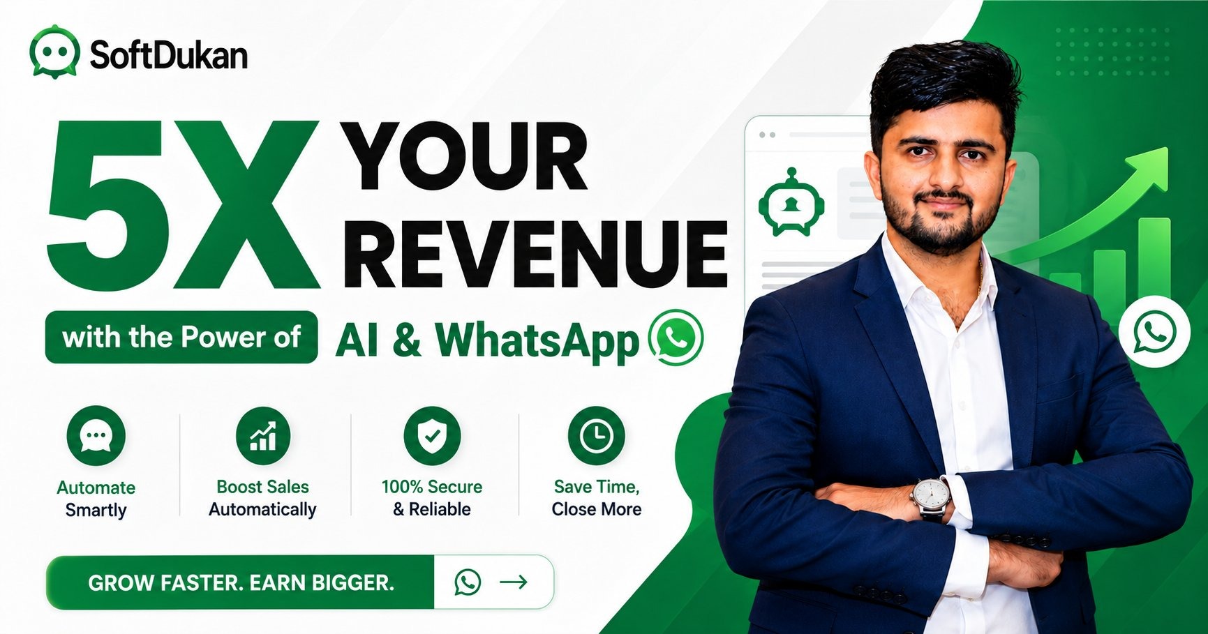 SoftDukan — 5X Your Revenue with AI & WhatsApp